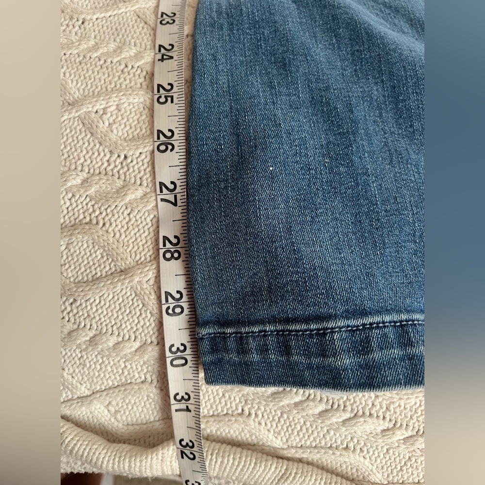 Hollister Curvy High Rise Vintage Style Flare Jeans Stretch Women’s Size 29 - Picture 13 of 15